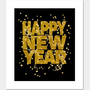 Happy New Year NYE Party - Funny New Years Eve Posters and Art